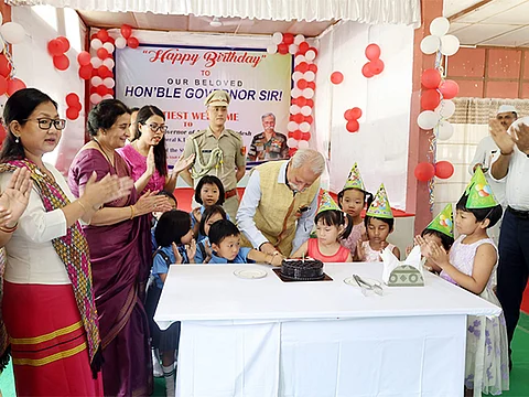 Arunachal: Parnaik celebrates 72nd birthday with underprivileged children