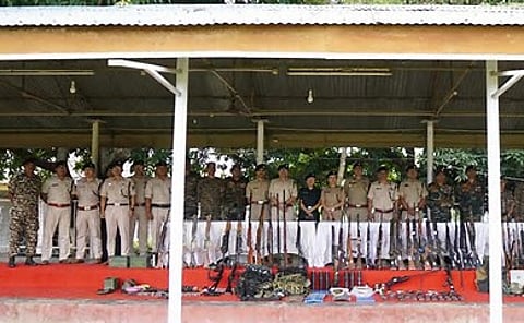 Arms, ammo cache recovered