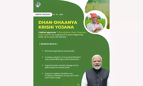 PM Modi’s Dhan-Dhaanya Krishi Yojana to Benefit 1.7 Crore Farmers: TN BJP