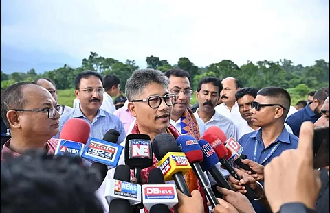 Assam Cabinet Minister Pijush Hazarika visited Jalimukh area in Udalguri.