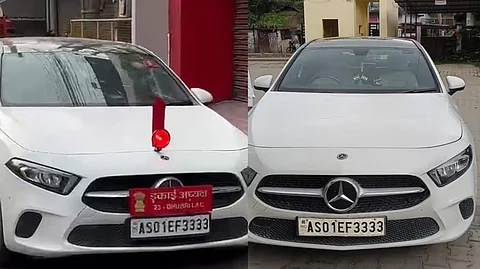 The luxury car that was fined.
