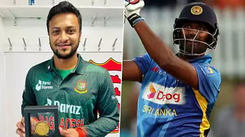 Thisara Perera and Shakib Al Hasan