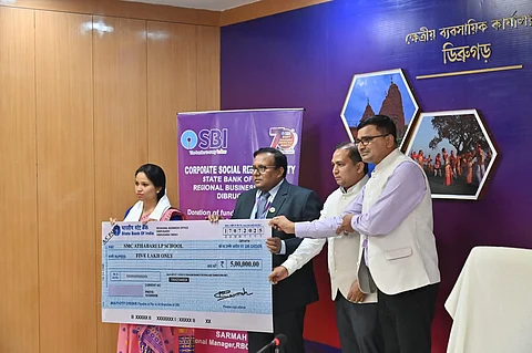 Assam: SBI extends funds under CSR in Dibrugarh