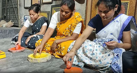 Majuli Artist Mridul Barua Revives 600-Year-Old Manuscript Painting Tradition, Inspires New Generation