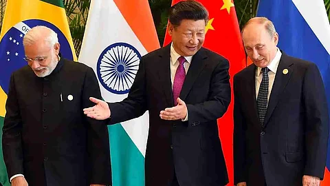 Russia, China & India