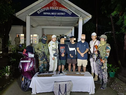 Manipur: Three militants, three ammunition dealers arrested