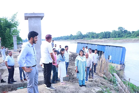 Commissioner & Secretary Kavitha Padmanabhan reviewing civic infrastructure and sanitation