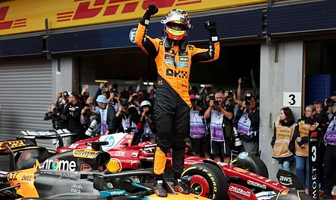 Formula 1: Oscar Piastri extends title lead with win at rain-hit Belgian GP