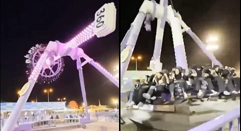 Saudi Arabia: Terrifying Ride Collapse Injures 23 at Mountain Amusement Park