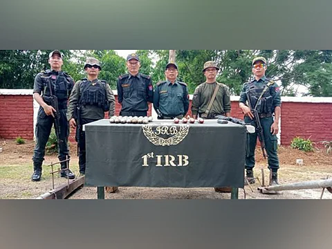 Manipur police recover arms, ammunition; 2 cadres arrested