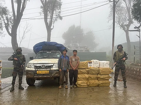 Mizoram: Assam rifles seizes illegal cigarettes worth Rs 96.2 Lakhs from Champhai District