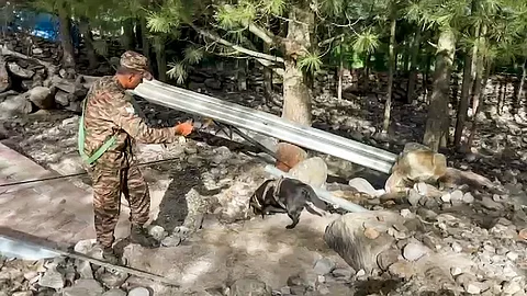 Rescue operations at Dharali