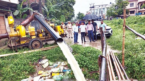 flood-hit areas