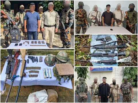 Security forces recover ammunition, warlike stores in Manipur