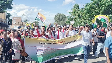 Diphu protest