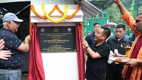 Sikkim Introduces High-Tech Irrigation System at SCA Cricket Ground