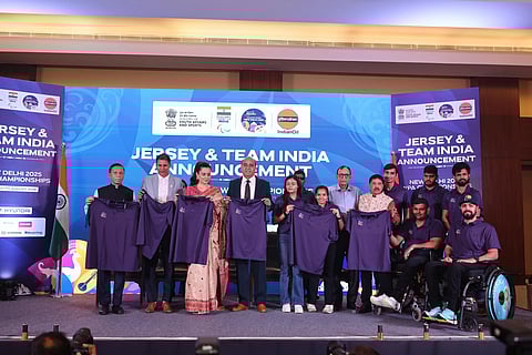 World Para Athletics Championships Team India jersey unveiled in New Delhi