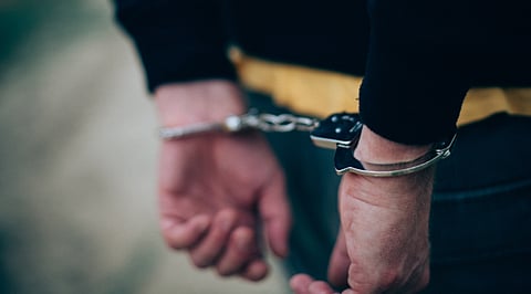 arrested