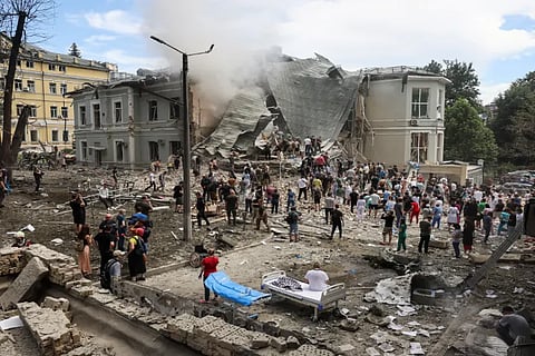 Russian strikes