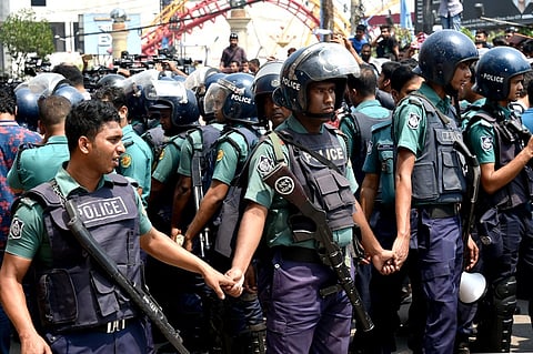 students protesting