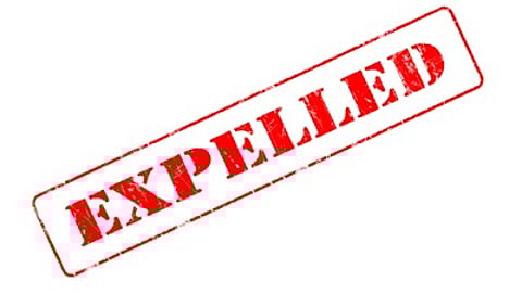 expels
