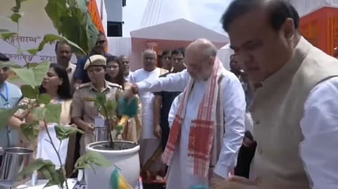 Amit Shah Unveils New Brahmaputra Wing at Assam Raj Bhawan, Launches Forensic Lab and Security Projects