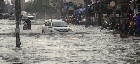 Torrential rain