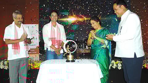 Bhogeswar Baruah National Sports Award trophy