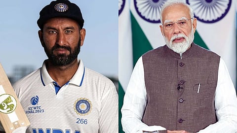 PM Modi - Pujara