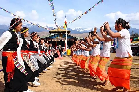 File photo of Arunachal folk dance