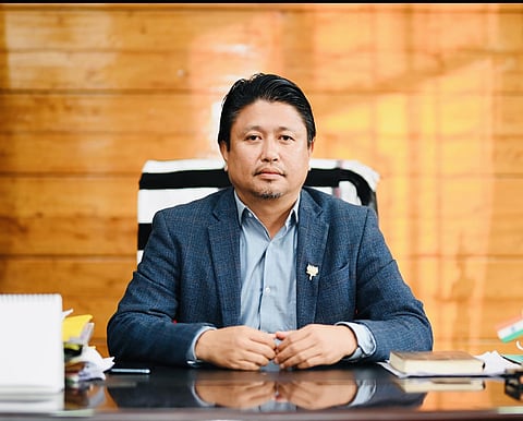 File Photo of Nagaland Minister Jacob Zhimomi