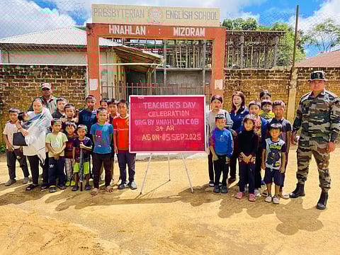 Assam Rifles celebrates Teachers’ Day across Mizoram schools