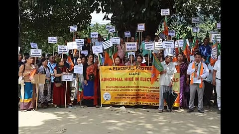 Ongoing protests against Mizoram government for neglecting CADC