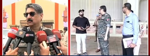 Assam Police Chief Harmit Singh arrived in Mangaldoi to conduct a comprehensive inspection