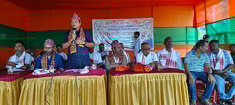 Massive Show of Support for BJP Candidate Dipak Mour in Panchnai-Serfang