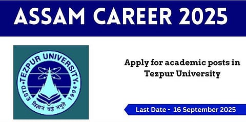 Tezpur University Open Doors to Research Talent: Apply Now for JRF/Project Associate - I