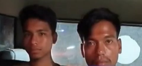 Image of two surrendered cadres of ULFA