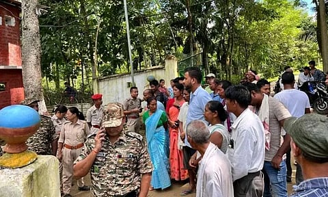 The dispute centers at the Merapani region in Golaghat district, where local farmers and activists claim Nagaland is overstepping historical boundaries