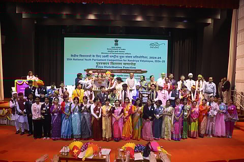 A group photograph of the event at National Youth Parliament