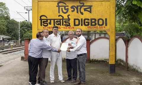 Image of ARPA members during filing for the changes