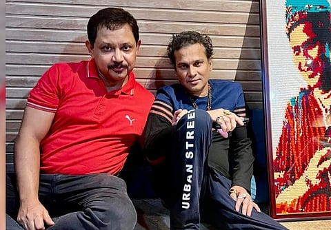 File Photo of Shyamkanu Mahanta and Zubeen Garg