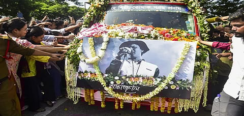 Image of Late Zubeen Garg's last rite