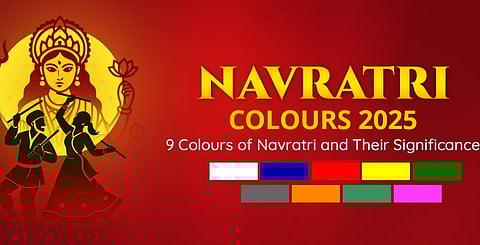 Navratri 2025: What each colour symbolises and how to wear them