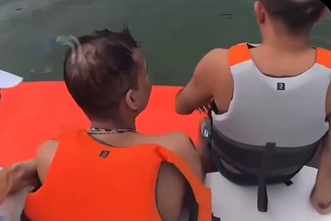 Screengrab from the viral video
