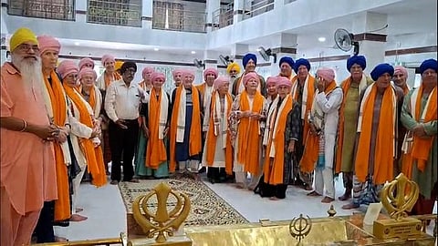 Image of a group of 27 senior travellers from England, New Zealand, and the USA reached Dhubri on September 22 as part of their 17-day “Assam Tour on Cruise” aboard the MV Mahabaahu.
