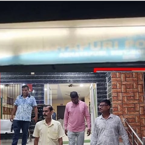 Image of Greater Abhayapuri United Public Forum during filing complaint in Abhayapuri Police Station