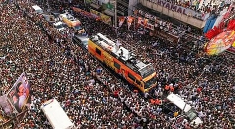 stampede at Vijay’s rally