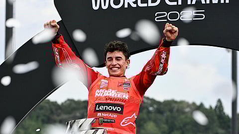 Marc Marquez wins seventh MotoGP world championship