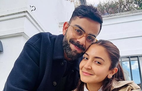 Virat Kohli surprises fans with an adorable picture with Anushka Sharma