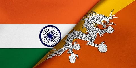 India, Bhutan
